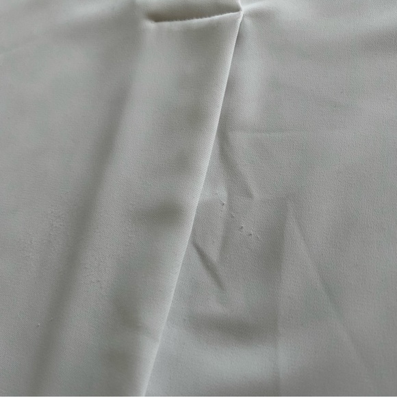 Eloquii White V neck Front Plead Wide Sleeves Blouse Top size 16 (flawed) - Picture 4 of 15